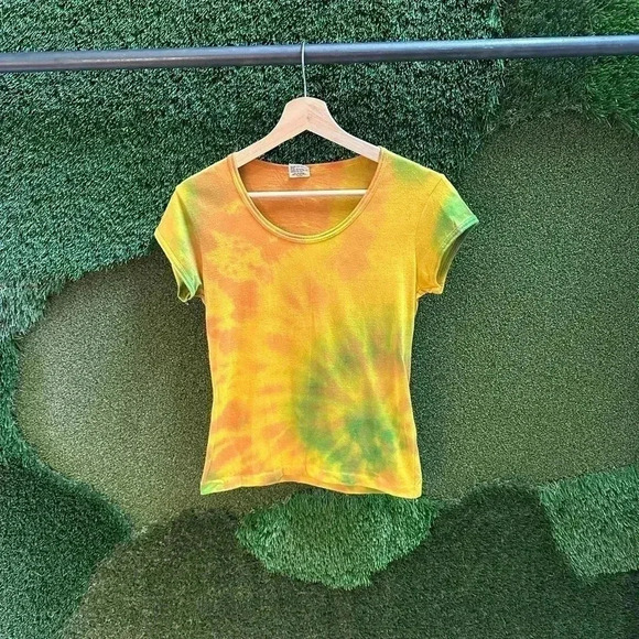 Vintage Tops - Vintage 1980s Tye-Dye T-shirt  Small